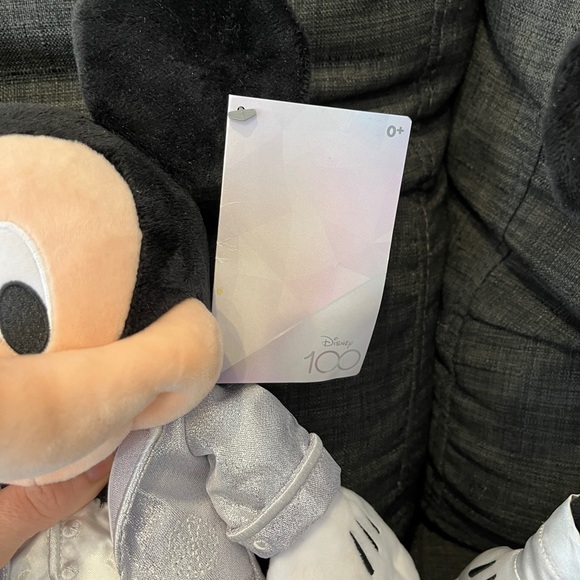 Mickey and Minnie Mouse plush with Disney100 outfit. - Picture 5 of 8